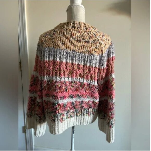 Anthropologie chunky knit sweater size M - Picture 4 of 8